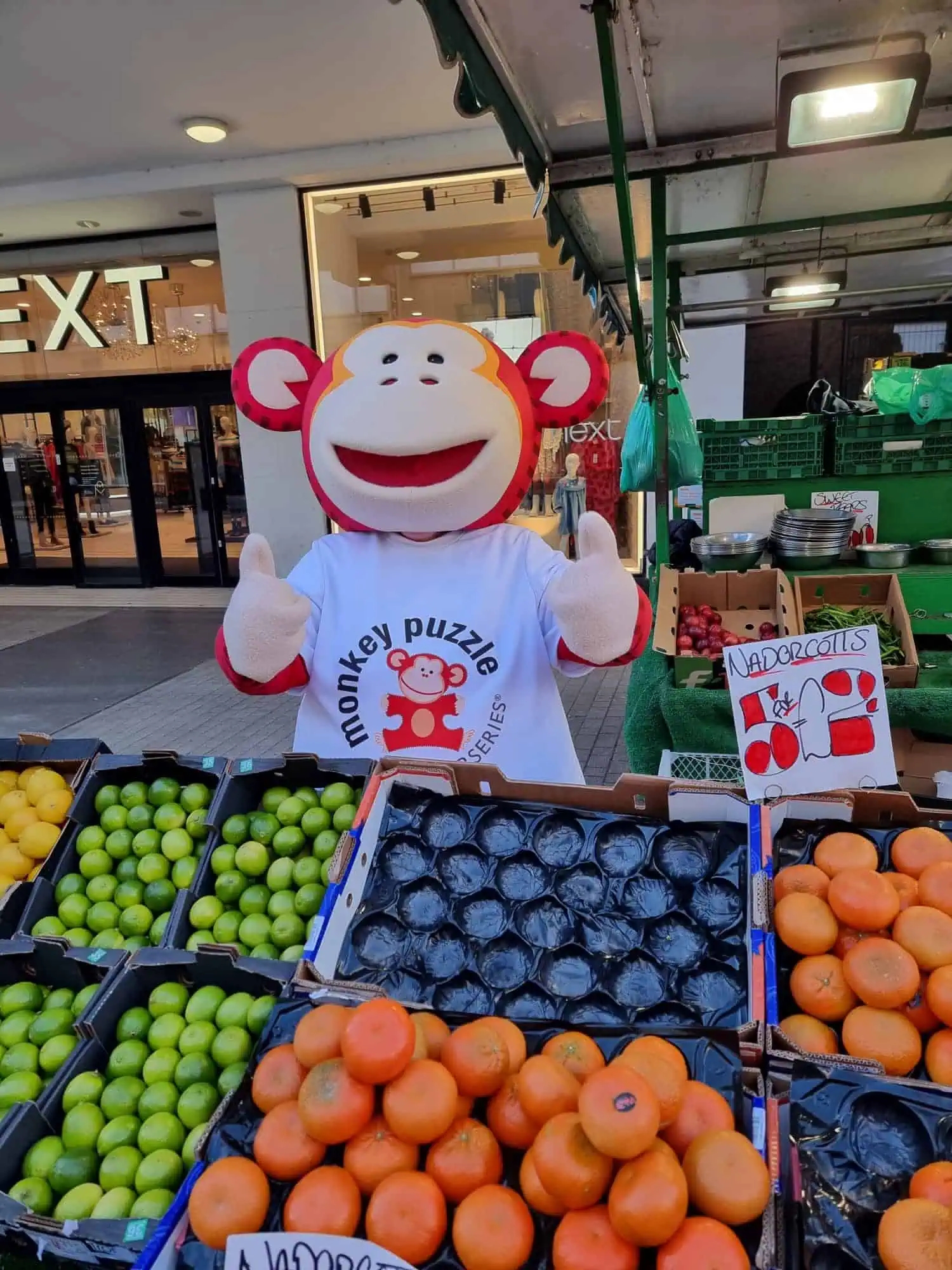 Marvin at the market Marvin at the market