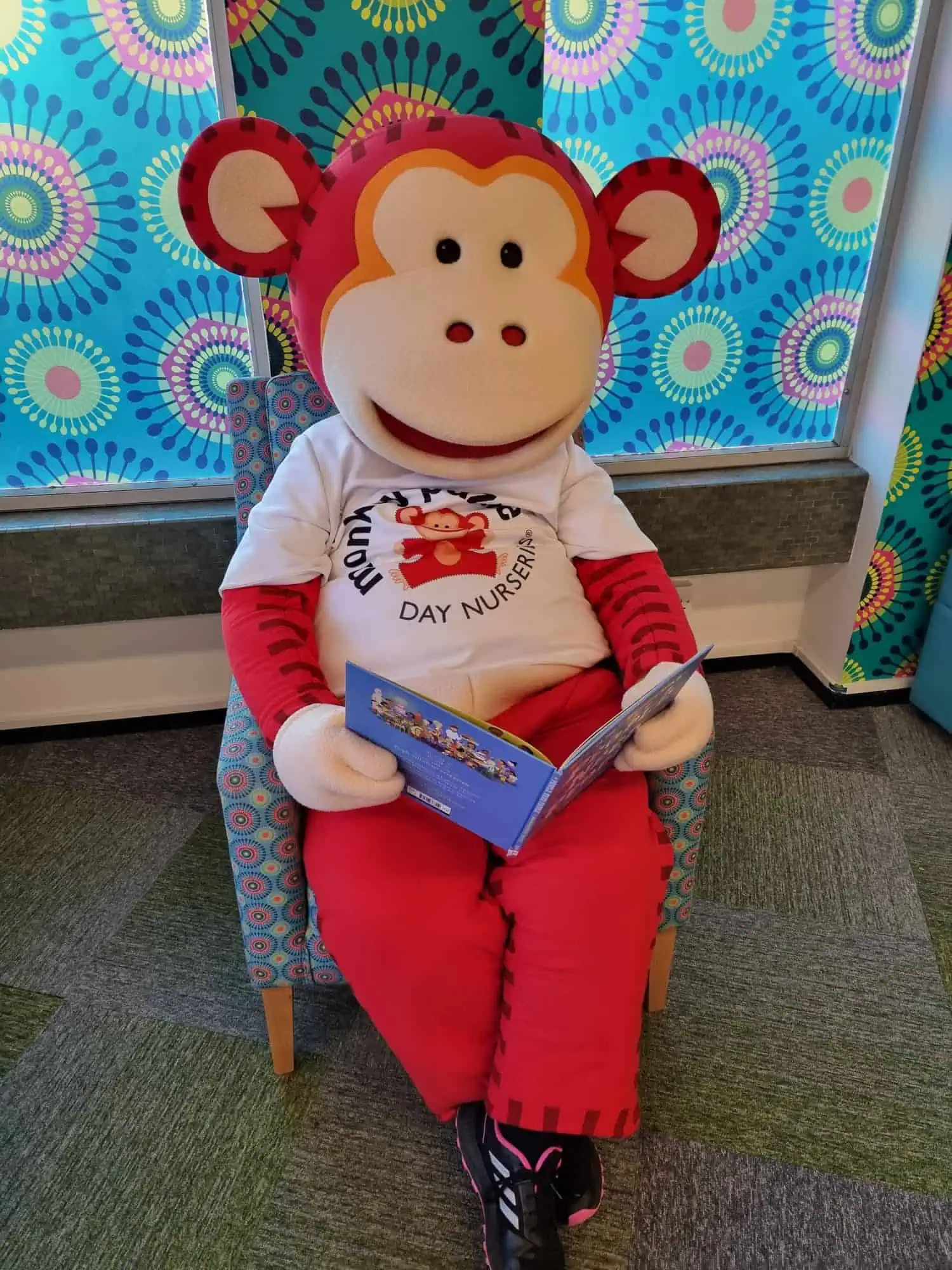 Marvin reading a book