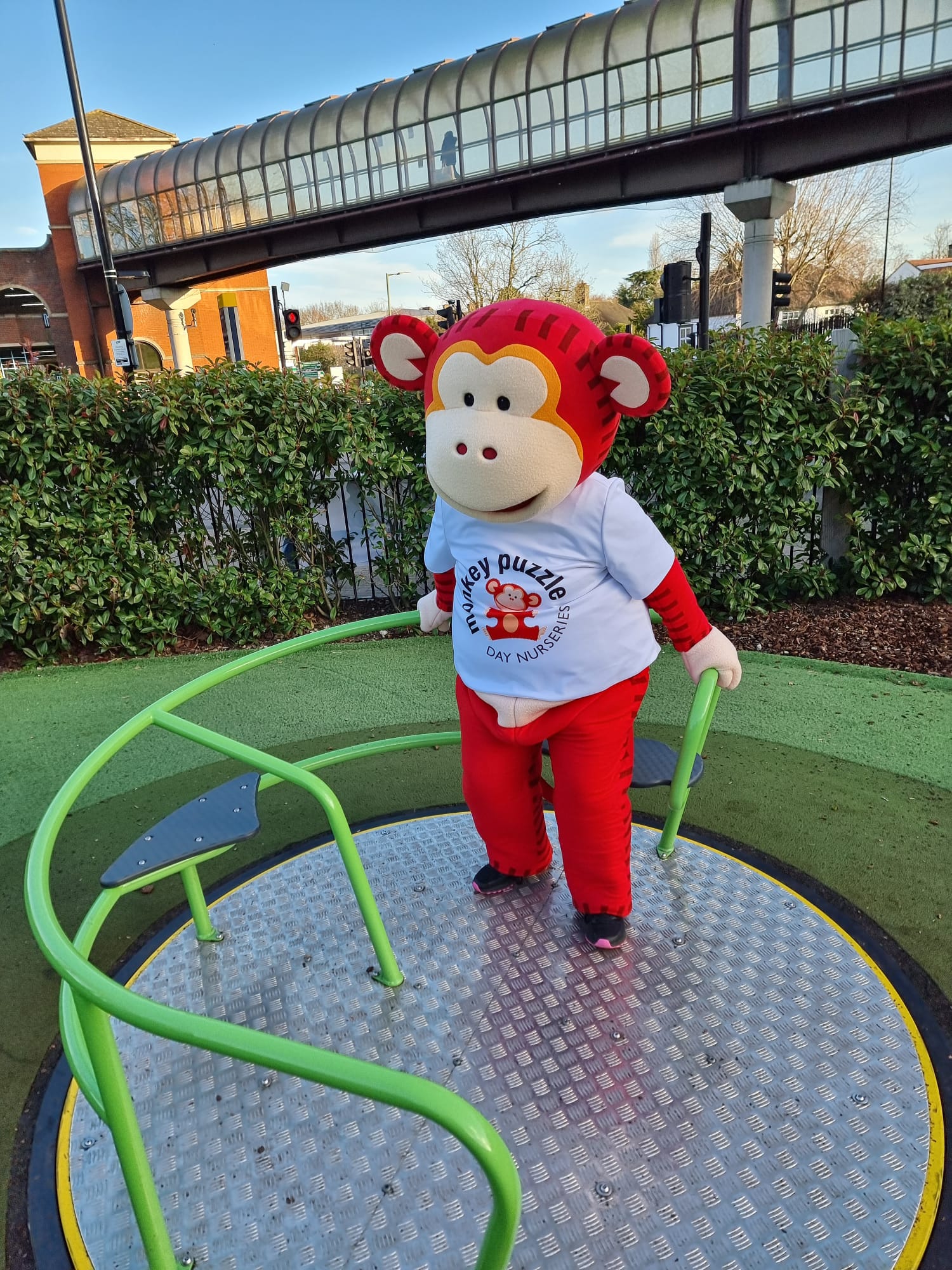 Marvin at the playground