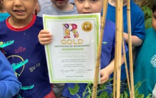 nursery children with our certificate